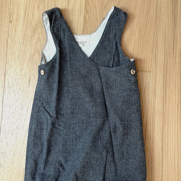 Mabo Kids Dress (Charcoal Gray Pinnie) - Picture 1 of 4